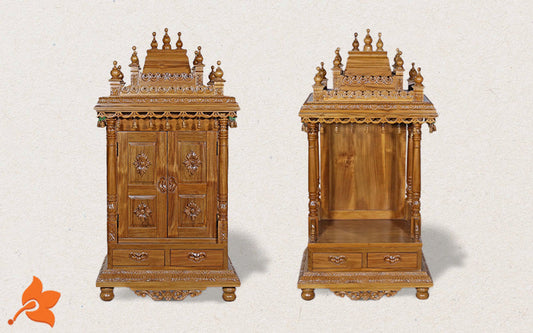 Transform Your Spiritual Space with a Beautiful Pooja Mandapam