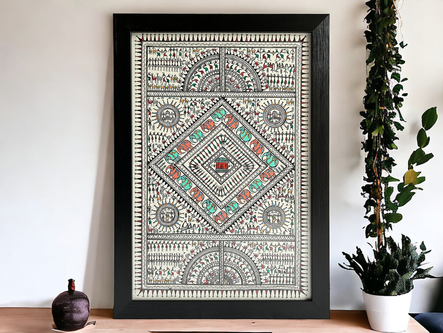 Pattachitra - Elephant Chakras