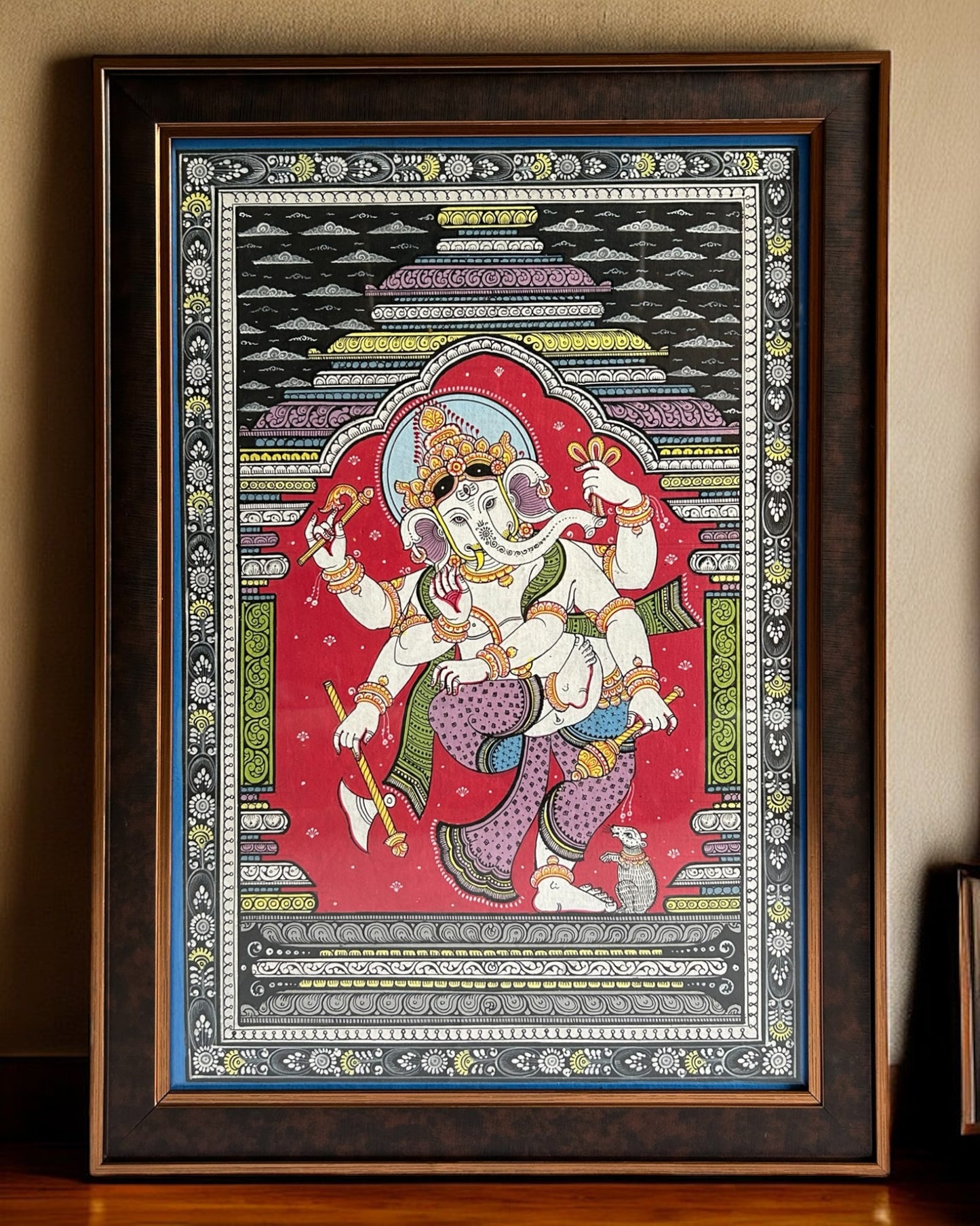 Pattachitra - Dancing Ganesha