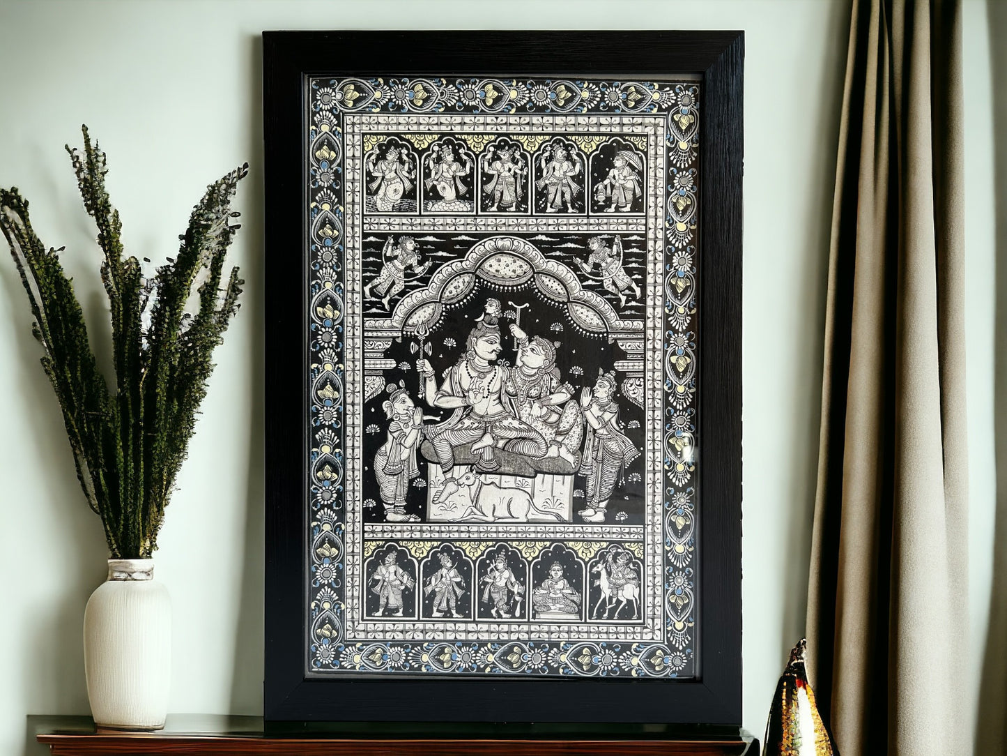 Pattachitra - Lord Shiva, Destroyer of Evil