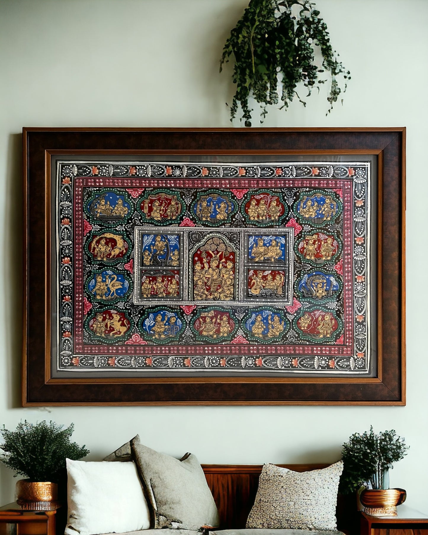 Pattachitra - Krishna Leela