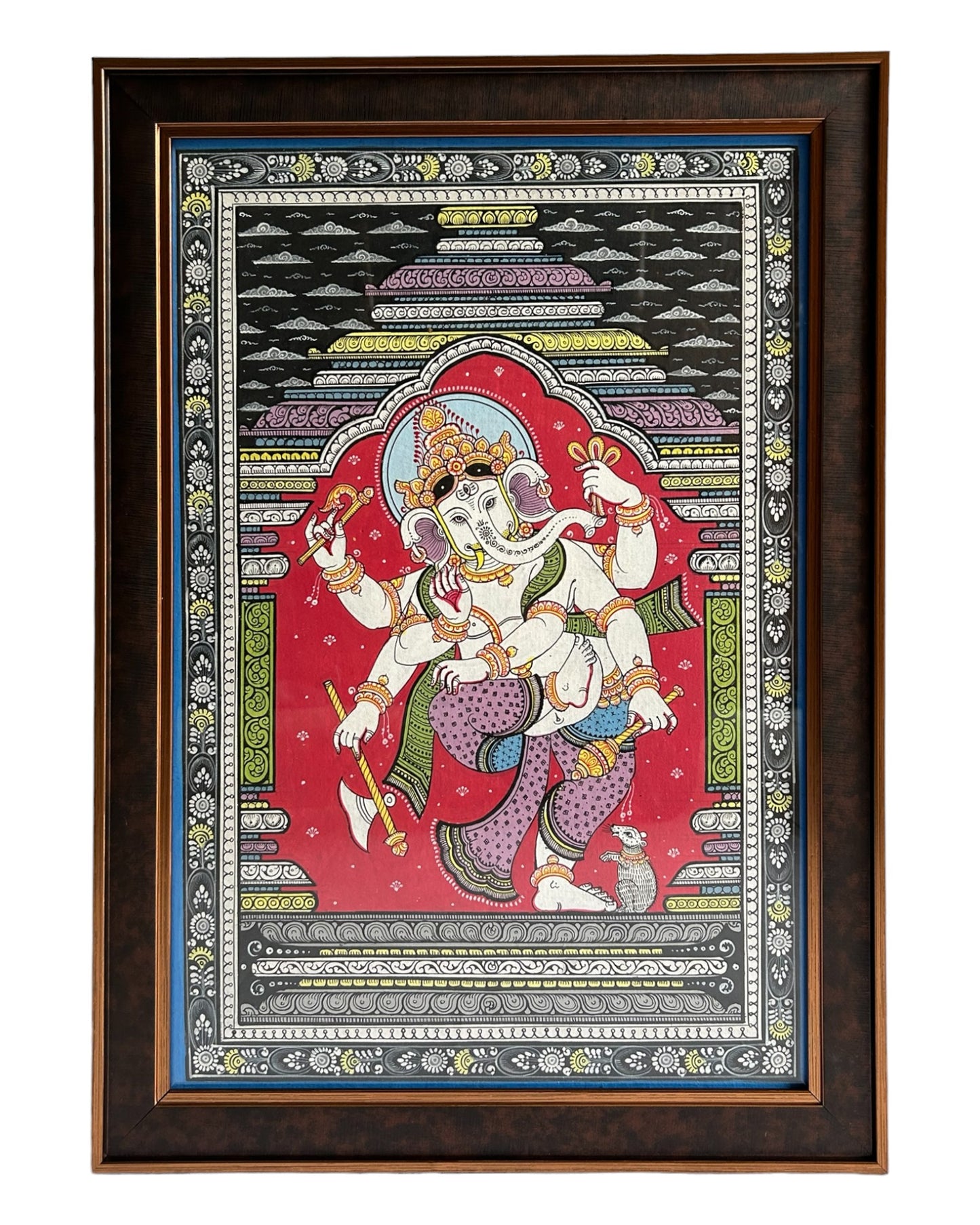 Pattachitra - Dancing Ganesha
