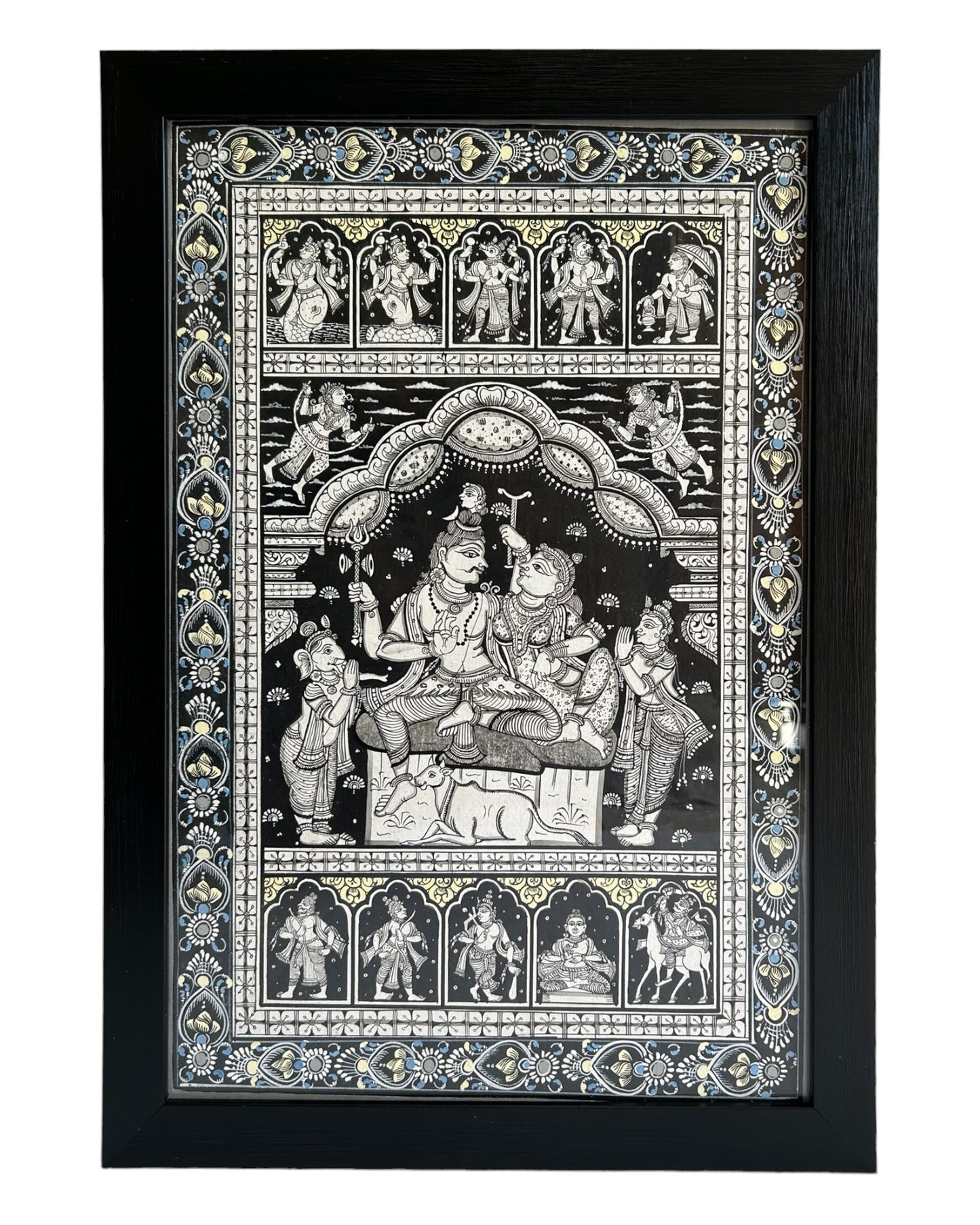 Pattachitra - Lord Shiva, Destroyer of Evil