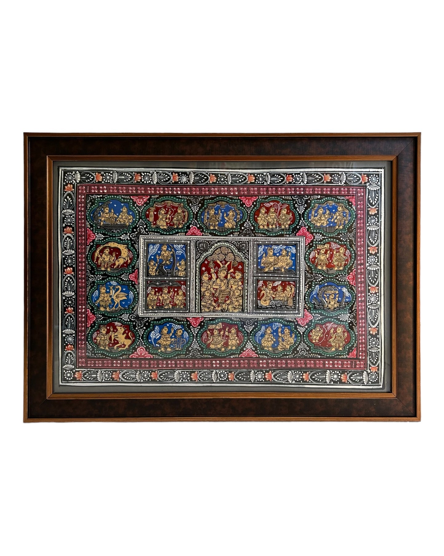 Pattachitra - Krishna Leela