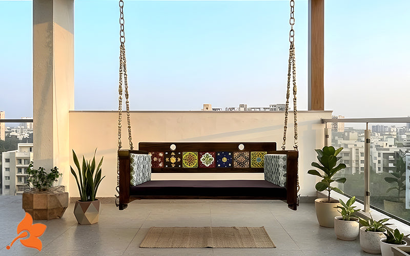 Bring Home Regal Comfort with Exquisite Wooden Jhulas