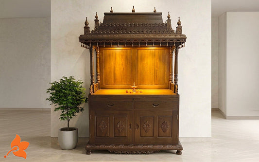 Designing a Serene Pooja Room with The Perfect Mandapam