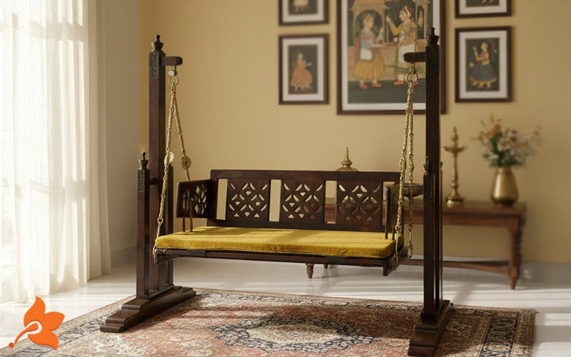 Creating Comfort & Elegance: The Art of Wooden Indoor Swings