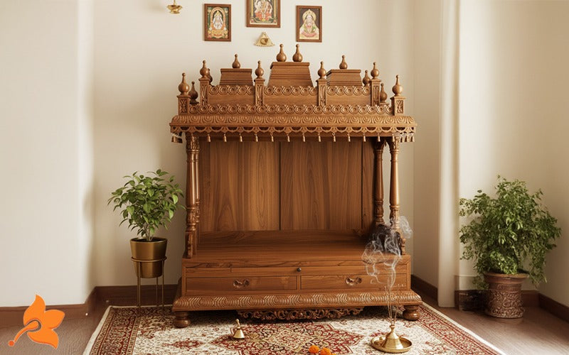 Handcrafted Wooden Pooja Mandirs That Add Elegance and Devotion